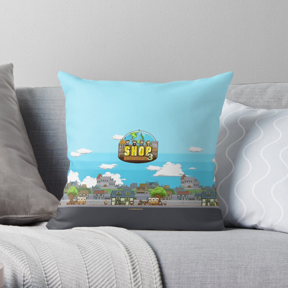 Shop Empire 3 #1 Throw Pillow