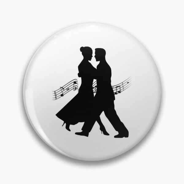 Item preview, Ballroom Dancing Couple Silhouette designed and sold by kudostees.
