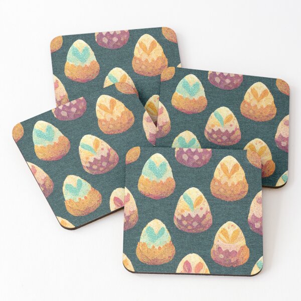 Aperçu de l'œuvre Easter Eggs Seamless Pattern créée et vendue par Bratak.