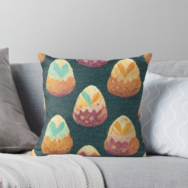 Aperçu de l'œuvre Easter Eggs Seamless Pattern créée et vendue par Bratak.