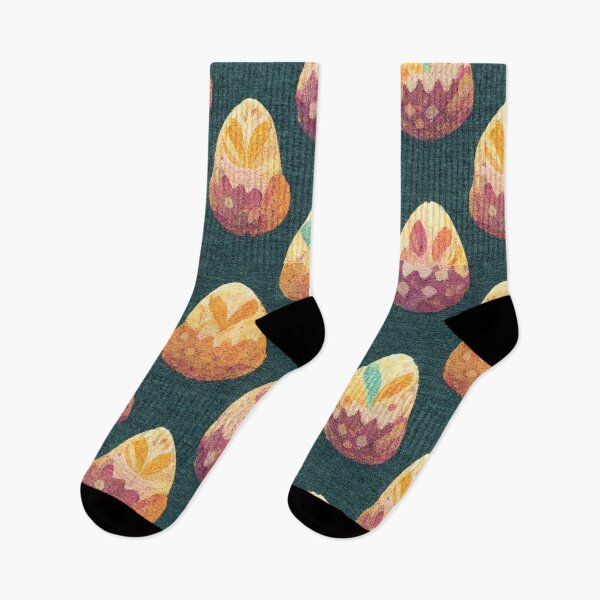 Aperçu de l'œuvre Easter Eggs Seamless Pattern créée et vendue par Bratak.