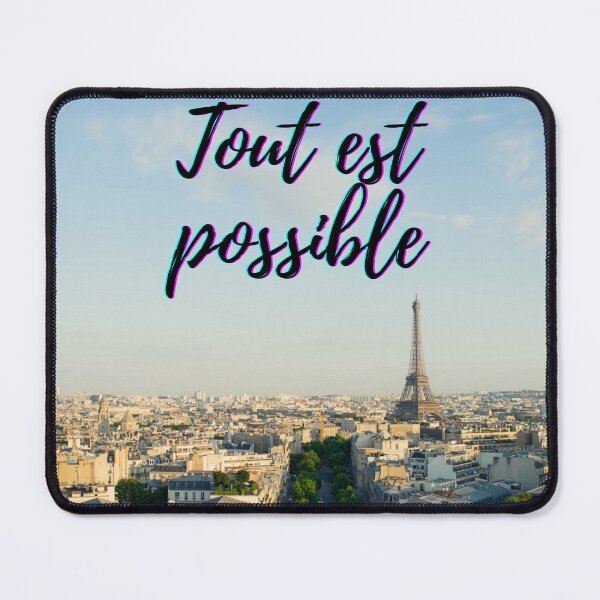 Item preview, Anything is possible - popular french quotes theme gifts designed and sold by RebelliousRosee.