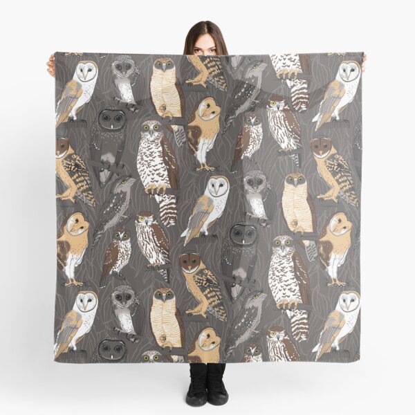 AUSTRALIAN OWLS - tee shirts, garments & homewares Scarf
