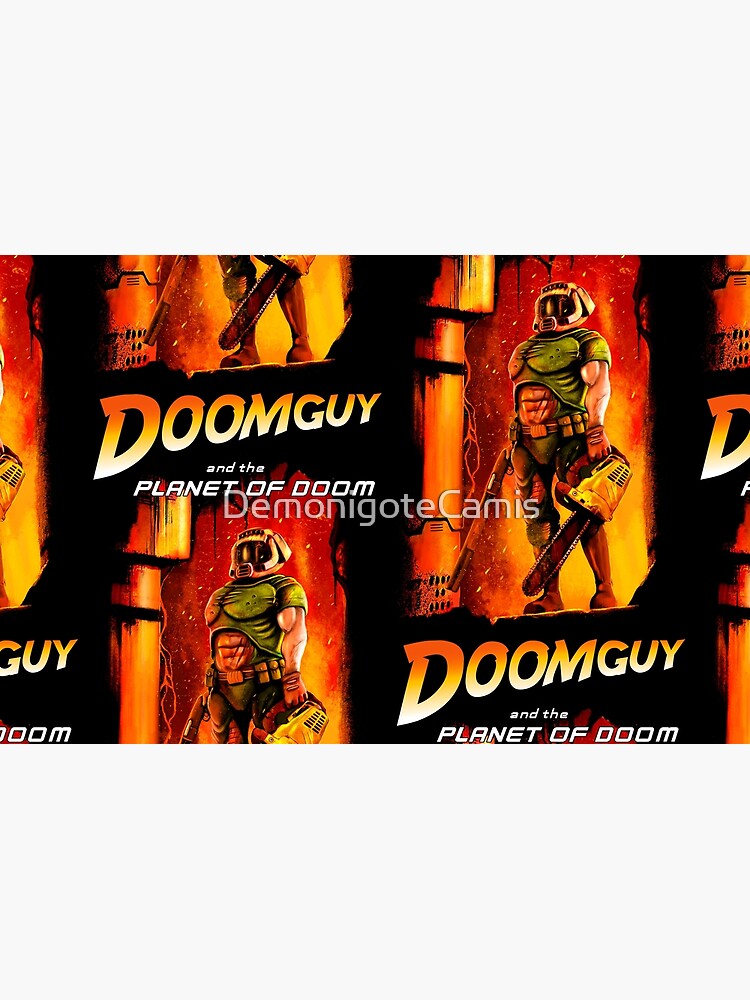 Doomguy In The Planet Of Doom Zipper Pouch For Sale By Demonigotecamis Redbubble