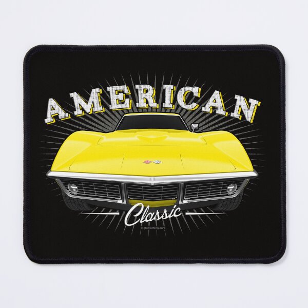 Item preview, 1968 Chevrolet Corvette Stingray Classic 68 Yellow designed and sold by GTOclothing.