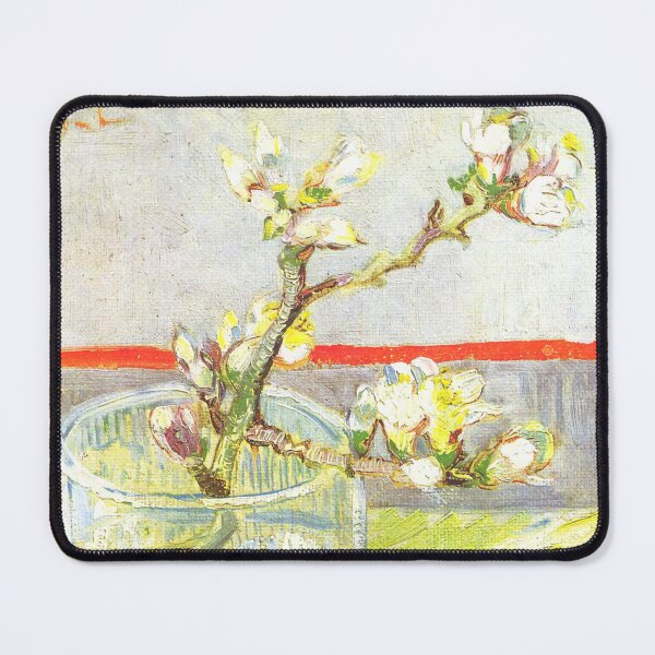 Item preview, Vincent Willem van Gogh  Sprig of flowering almond in a glass designed and sold by OldTimeArt.