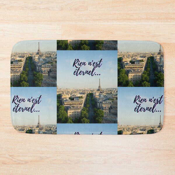 Item preview, Nothing lasts forever - popular french quotes theme gifts  designed and sold by RebelliousRosee.