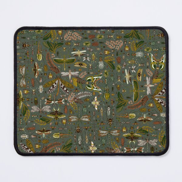 Item preview, Insects and leaves green designed and sold by Wondroustrange.