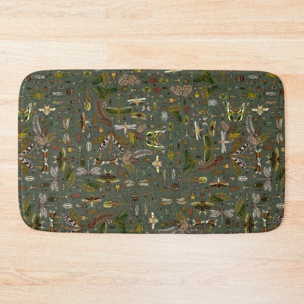 Item preview, Insects and leaves green designed and sold by Wondroustrange.
