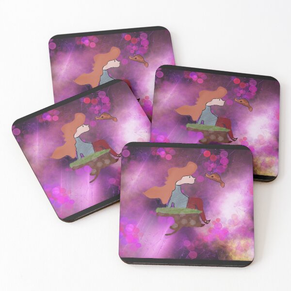 Item preview, Space Dreams Meet Cute with Black Background - Collage Animation designed and sold by jolabrese.