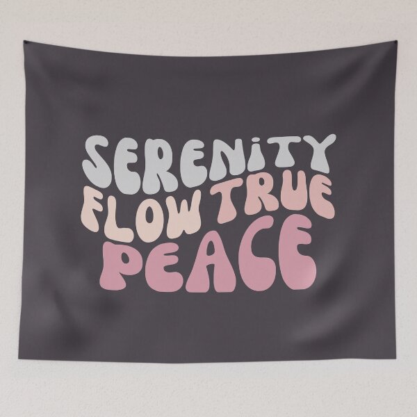 Item preview, Serenity Flow True Peace Retro designed and sold by SunfullyYours.