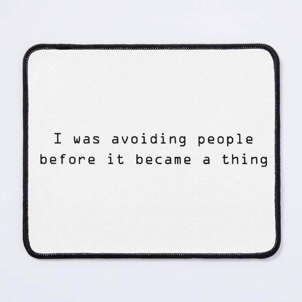 Item preview, Avoiding People White designed and sold by soundlesswaves.
