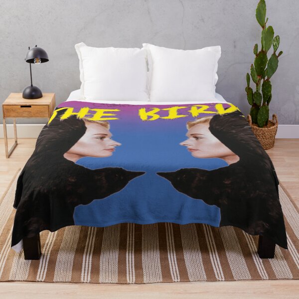 Item preview, Alfred Hitchcock's film The Birds with Scary Crows, officially licensed fan art designed and sold by Mauswohn.