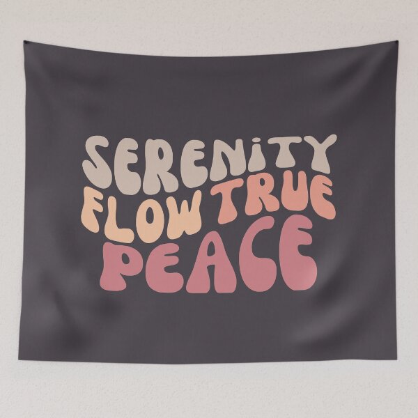 Item preview, Serenity Flow True Peace Retro designed and sold by SunfullyYours.