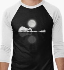 Nature Guitar Night Men's Baseball ¾ T-Shirt