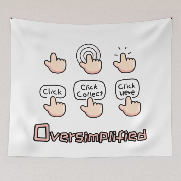 Item preview, oversimplified designed and sold by Neylou-Art.