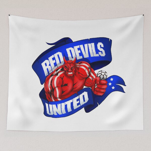 Item preview, Manchester United y Red Devils designed and sold by WallJamboree.