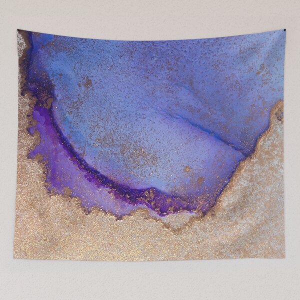 Item preview, Royalty Purple with Copper Lustres in Alcohol Ink designed and sold by Jenie Yolland.