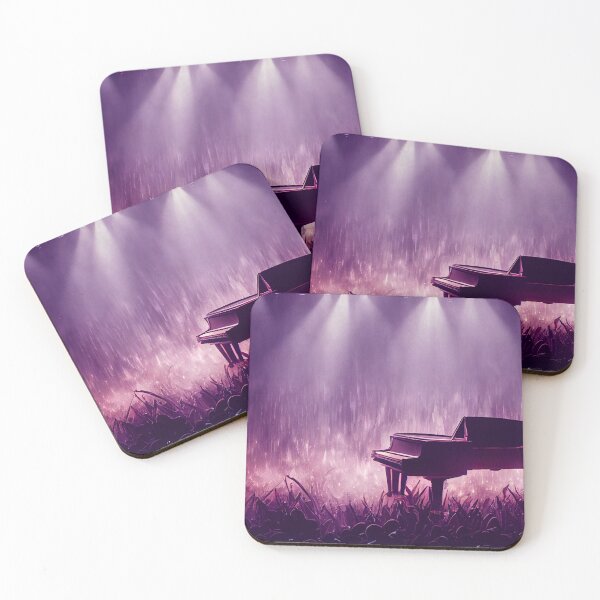 Item preview, Purple Piano in Crowd designed and sold by Creative Shed Designs.