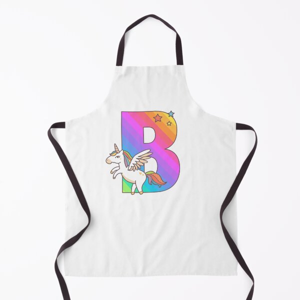Item preview, Unicorn Monogram Letter B Initial Cute Birthday Gift designed and sold by Delightfully Cynical.
