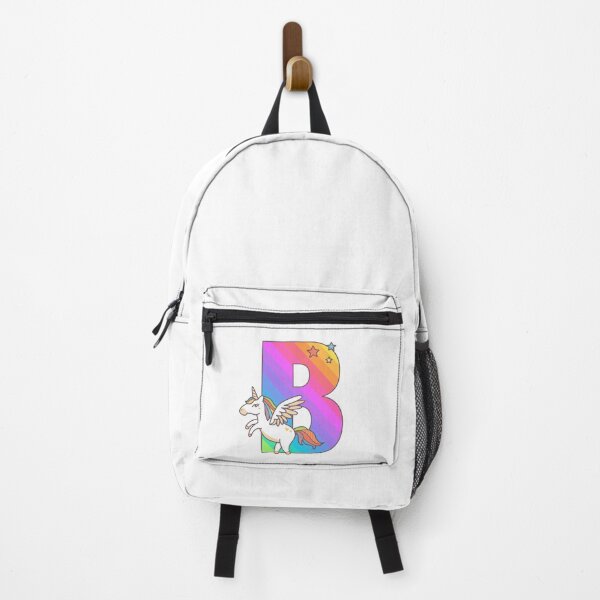 Item preview, Unicorn Monogram Letter B Initial Cute Birthday Gift designed and sold by Delightfully Cynical.