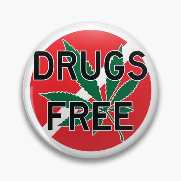 Artikelvorschau, Drogenfreies Zeichen entworfen und verkauft von ProhibitionStickers.