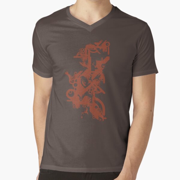 techno cluster V-Neck T-Shirt