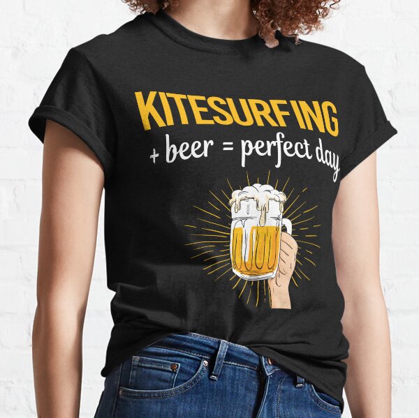 Artikel-Vorschau von Bier Perfect Day Kitesurfing Kitesurf Kitesurfer, designt und verkauft von WigglesDailey.