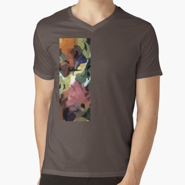 stripe V-Neck T-Shirt