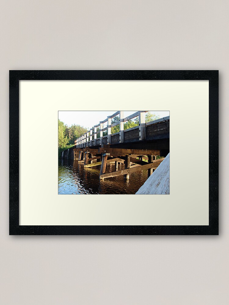 Alternate view of Smith Bridge Framed Art Print