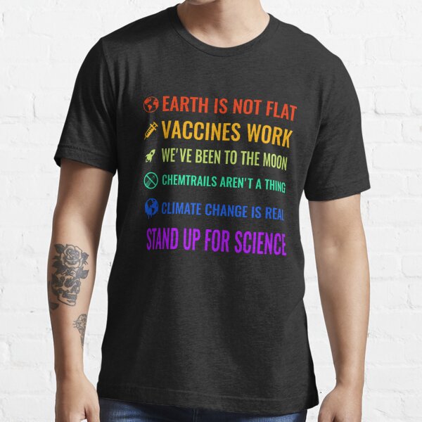 Earth Is Not Flat Vaccines Work Stand Up For Science Doormat