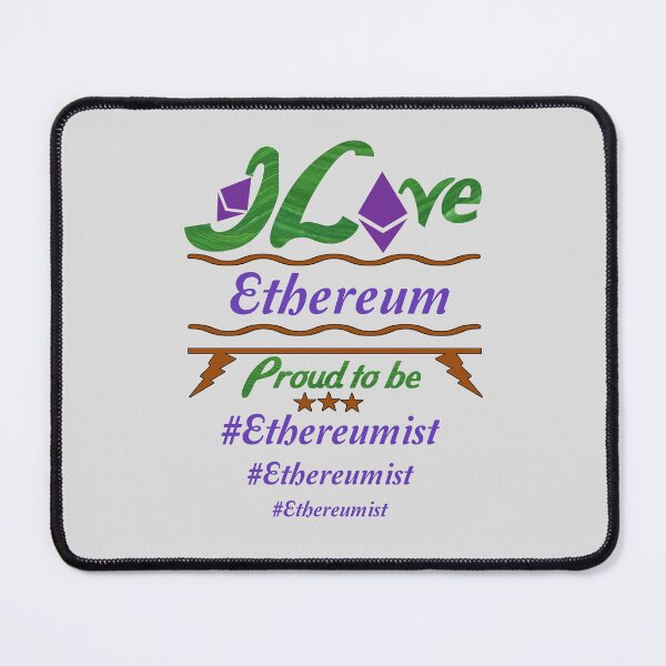Item preview, I ove ethereum, proud to be ethereumist,...   designed and sold by Chakilogy.