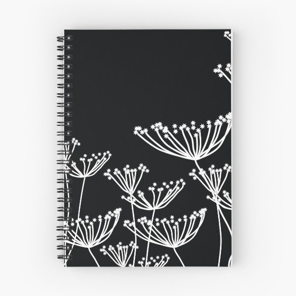 Item preview, Black and White Dandelion Pattern designed and sold by MyArt23.