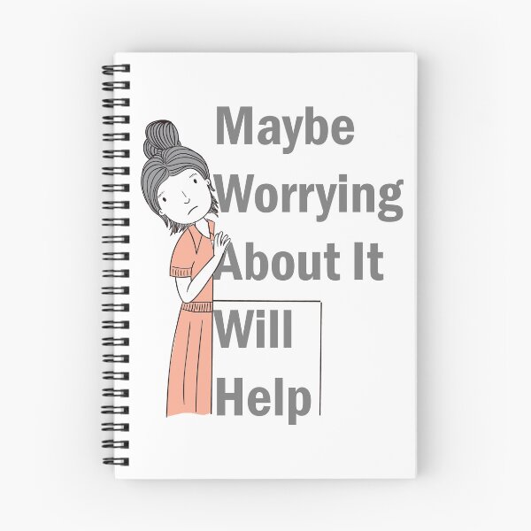 Item preview, maybe worrying about it will help designed and sold by LilaDiams.