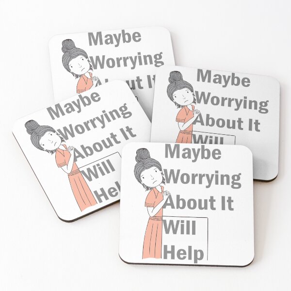 Item preview, maybe worrying about it will help designed and sold by LilaDiams.