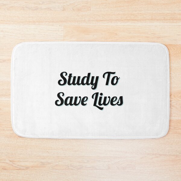 Item preview, Study To Save Lives designed and sold by ArtBySymone.