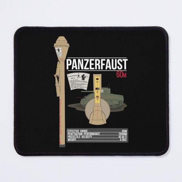 Item preview, Panzerfaust 60 WWII Infographic Poster - Anti-Tank Weapon Design designed and sold by FAawRay.