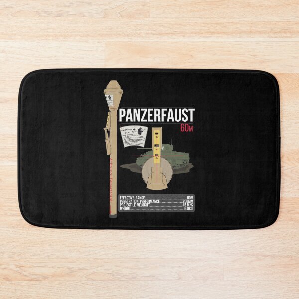 Item preview, Panzerfaust 60 WWII Infographic Poster - Anti-Tank Weapon Design designed and sold by FAawRay.