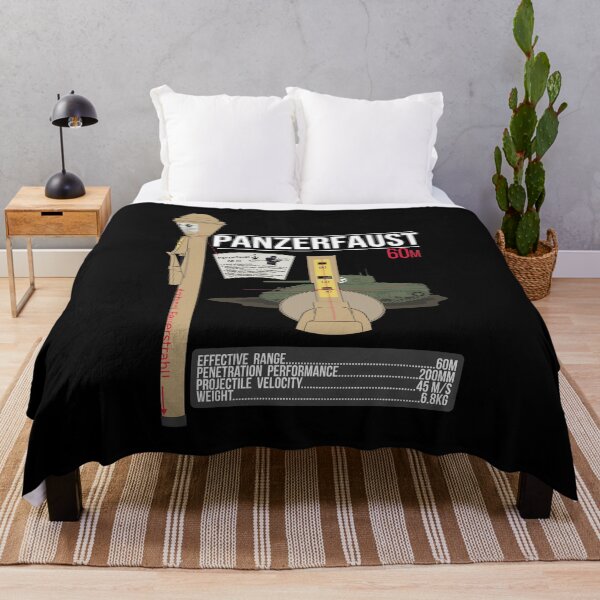 Item preview, Panzerfaust 60 WWII Infographic Poster - Anti-Tank Weapon Design designed and sold by FAawRay.