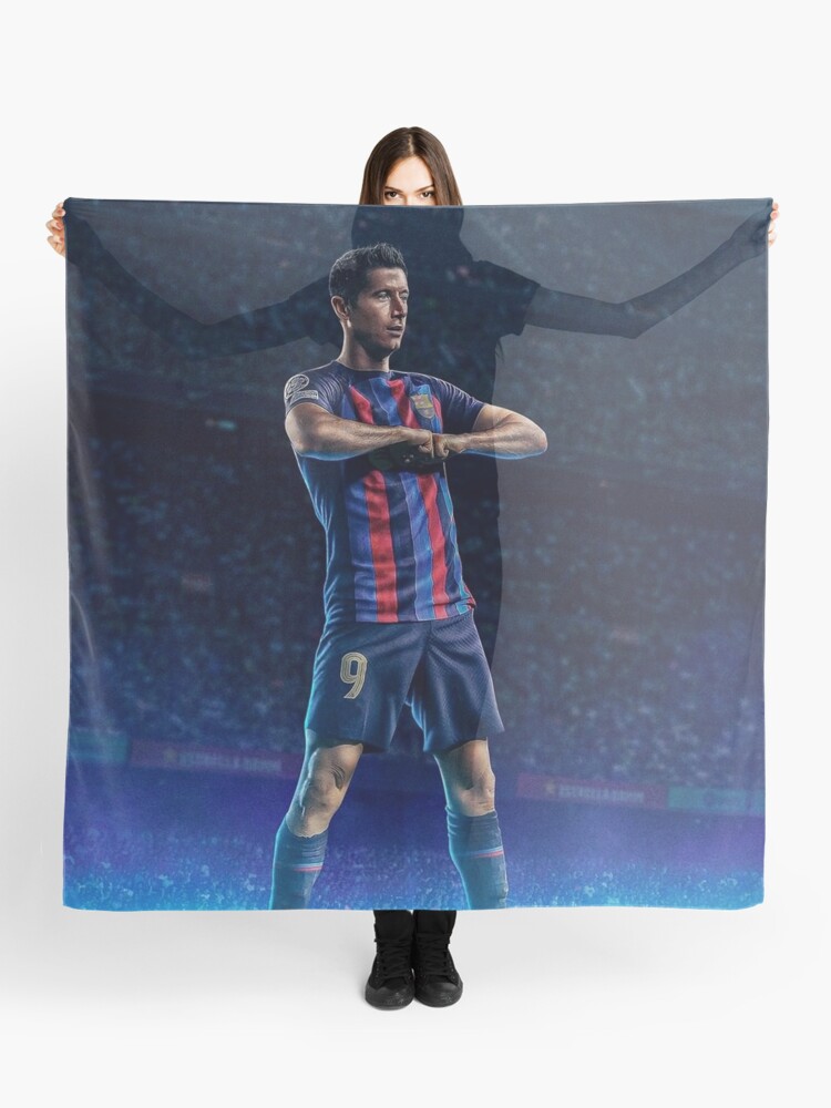 Robert Lewandowski barcelona football jersey number 9 Photographic Print  for Sale by Justtrendytees