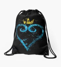 Kingdom Hearts Splatter Drawstring Bag