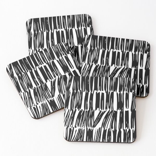 Item preview, Abstract Black and White Stripe designed and sold by MyArt23.