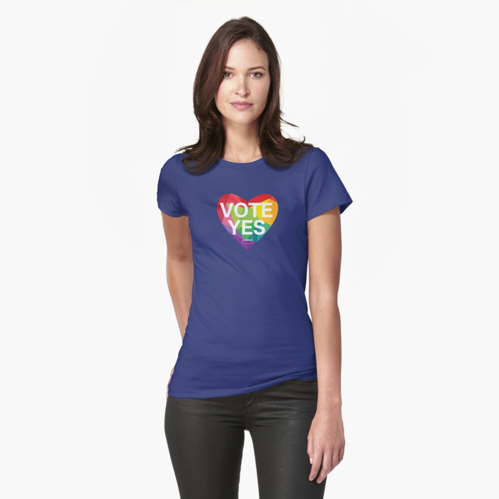 Australia, Vote Yes! Fitted T-Shirt