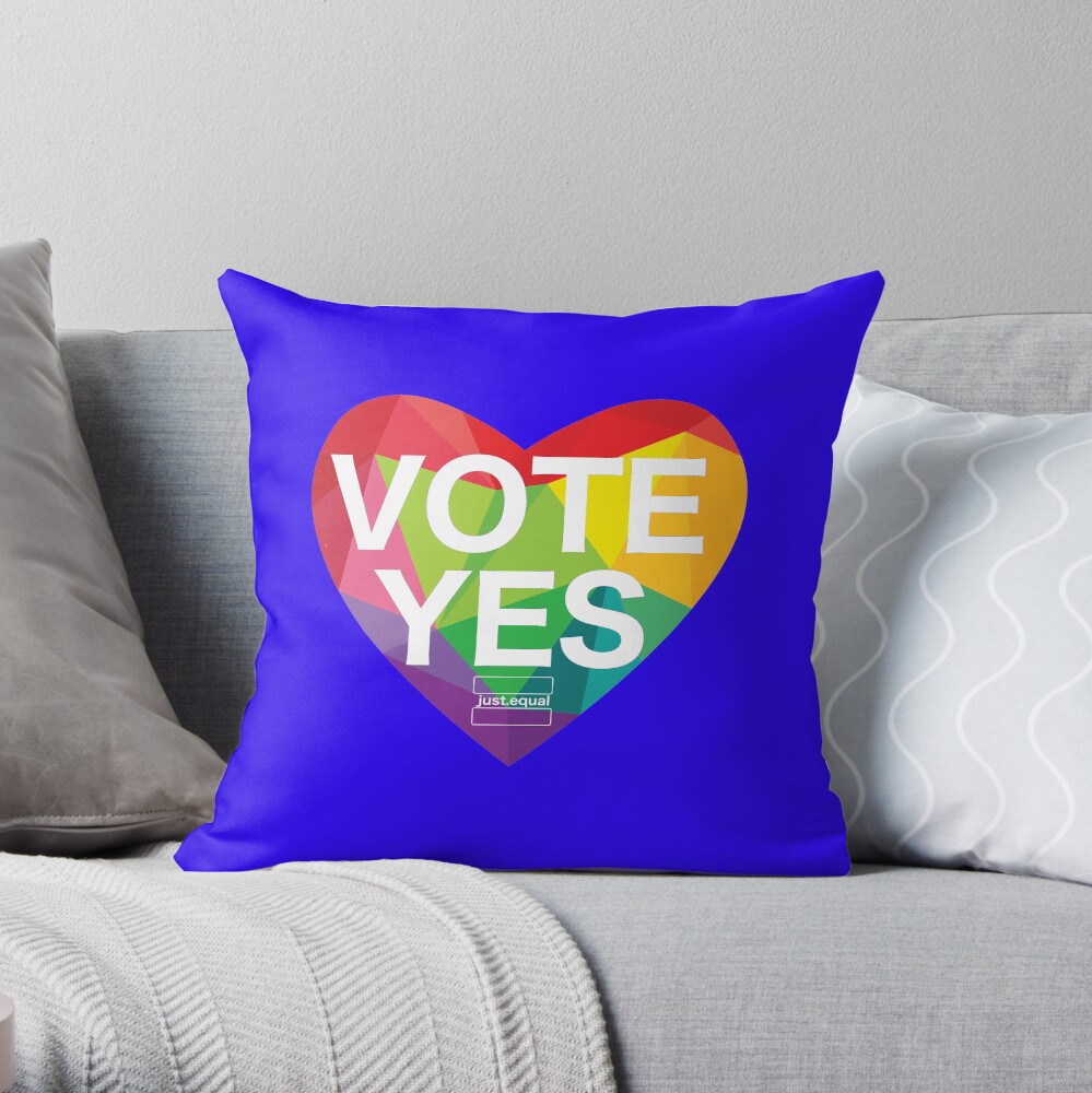 Australia, Vote Yes! Throw Pillow