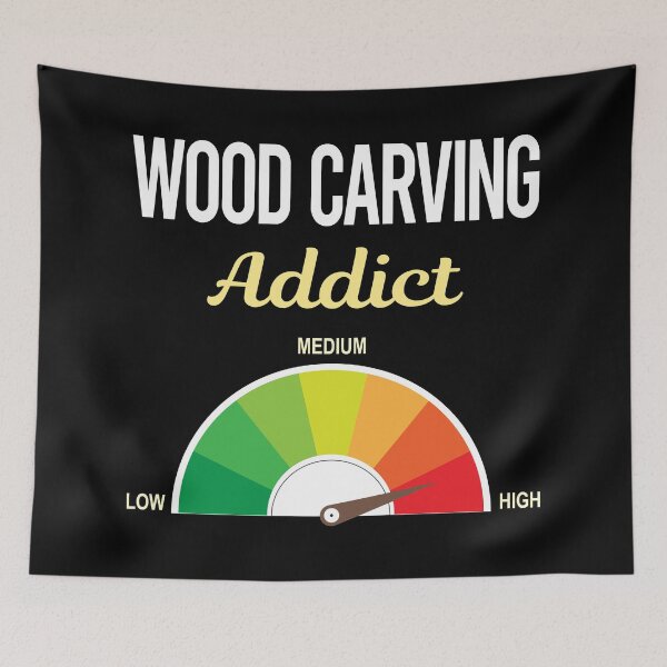 Item preview, Addict Wood Carving Woodcarving designed and sold by PriscillaHerna.