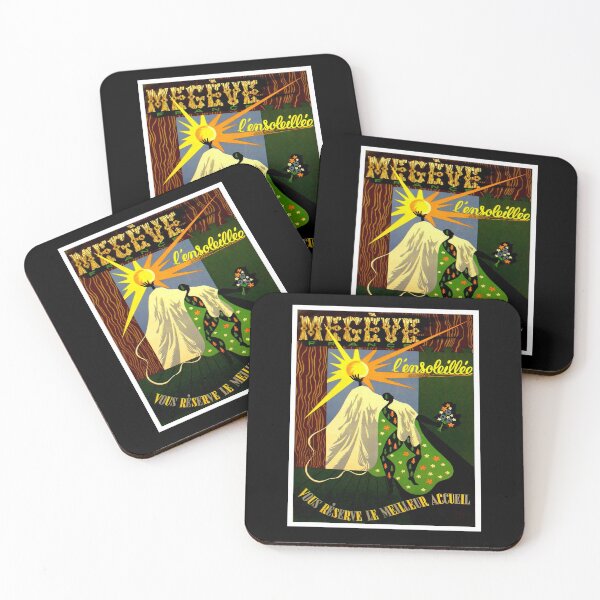 Item preview, MEGEVE FRANCE : Vintage Travel and Entertainment Print designed and sold by posterbobs.