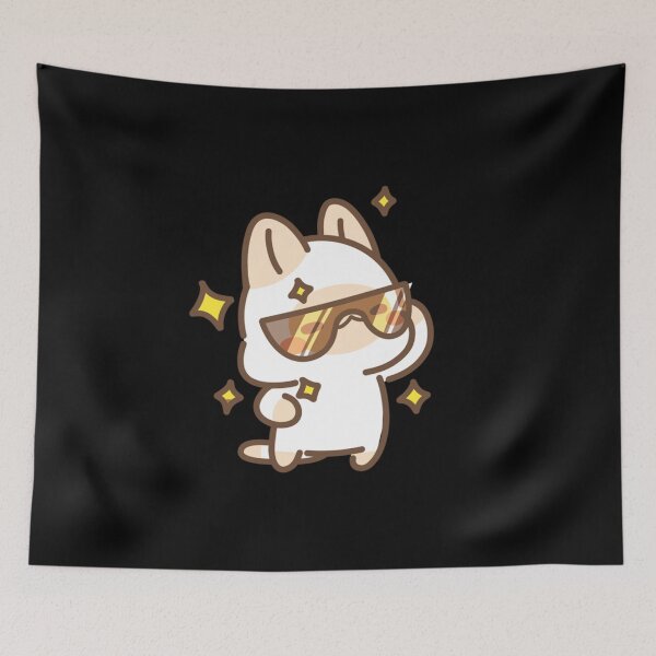 Item preview, Funny Cat Face With Funky Glasses designed and sold by cuteli.