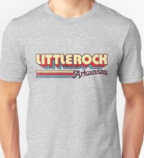 Little Rock, AR | City Stripes Unisex T-Shirt