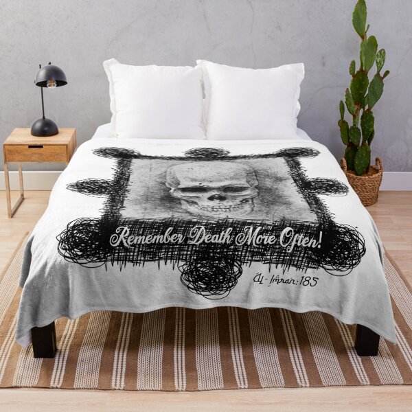 Item preview, Dawah Shirt Remember Death More Often, Skull Image designed and sold by MMStorage.