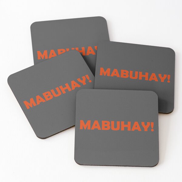 Item preview, Mabuhay! artwork in orange designed and sold by ArKion.